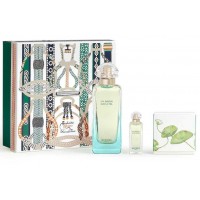 Set Cadou Hermès Un Jardin Sur Le Nil EDT 100 ml + Spray de Călătorie EDT 7,5 ml + Săpun Parfumat 50 g Unisex