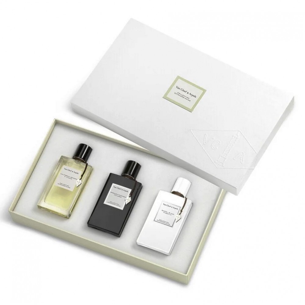 Set Cadou Van Cleef & Arpels Collection Extraordinaire Travel Set California Reverie EDP 45 ml + Santal Blanc EDP 45 ml + Moonlight Patchouli EDP 45 ml Unisex