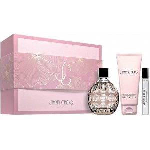 Set Cadou Jimmy Choo Jimmy Choo EDP 100 ml + Travel Spray EDP 7,5 ml + Loțiune De Corp 100 ml