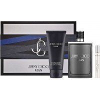 Set Cadou Jimmy Choo Man EDT 100 ml + Travel Spray 7,5 ml + Gel de duș 100 ml