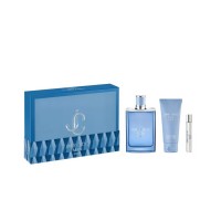 Set Cadou Jimmy Choo Man Aqua EDT 100 ml + Gel De Duș 100 ml + Travel Spray  EDT 7.5 ml