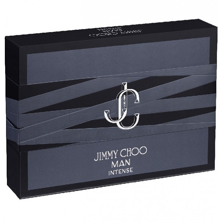 Set Cadou Jimmy Choo Man Intense EDT 100ml + Travel Spray EDT 7.5ml + Gel de duș 100 ml