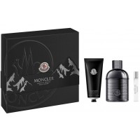 Set Cadou Moncler Sunrise Pour Homme EDP 100 ml + Gel de duș 100 ml + Travel Spray EDP 7,5 ml
