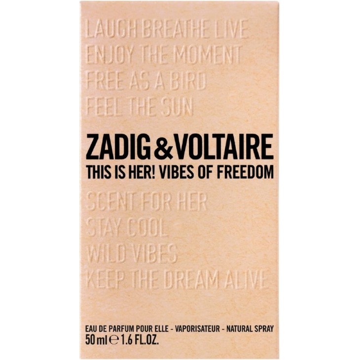 Zadig & Voltaire This Is Her! Vibes Of Freedom Eau De Parfum 50 ml