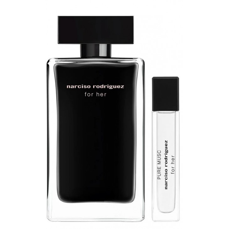 Set Cadou Narciso Rodriguez For Her EDT 100 ml + Miniatură Pure Musc EDP 10 ml