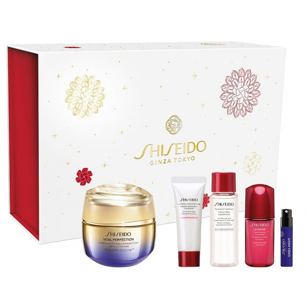 Set Cadou Shiseido Vital Perfection & Ginza Night EDP  Intense Holiday Kit