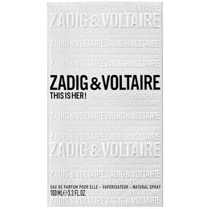 Zadig & Voltaire This Is Her! Eau De Parfum 100 ml
