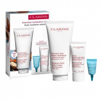 Set Cadou Clarins Body Moisturising Mother's Day Loțiune De Corp Hidratantă 200 ml + Cremă De Mâini 30 ml + Balsam De Buze Hidratant 3 ml