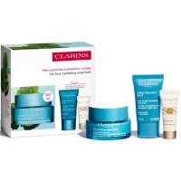 Set Cadou Clarins Hydra-Essentiel Cremă Hydra-Esentiel 50 ml + Cremă De Noape Hydra-Esentiel 50 ml + Grund Alb SOS 10 ml