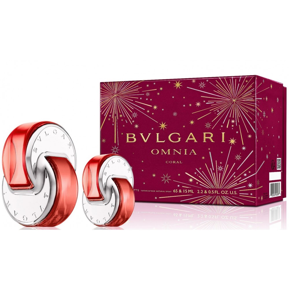 Set Cadou Bvlgari Omnia Coral EDT 65 ml + Travel Spray EDT 15 ml