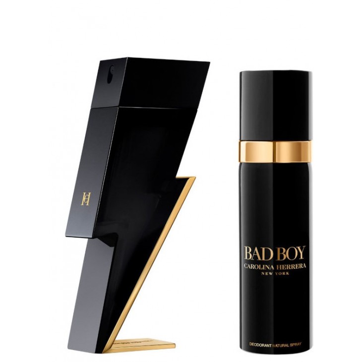 Set Cadou Carolina Herrera Bad Boy EDT 100 ml + Deo Spray 150 ml