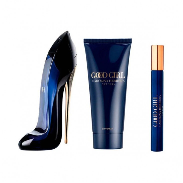 Set Cadou Carolina Herrera Good Girl EDP 80 ml + Travel Spray EDP 10 ml + Loțiune De Corp 100 ml