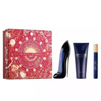 Set Cadou Carolina Herrera Good Girl EDP 80 ml + Travel Spray EDP 10 ml + Loțiune De Corp 100 ml