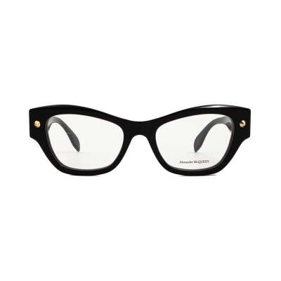 Alexander McQueen AM0429O-001 – Rame de vedere Femei, Negru, Butterfly