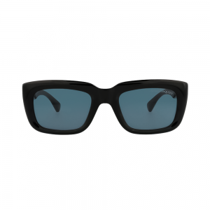 Alexander McQueen AM0431S-004 – Ochelari de soare Bărbați, Negru/Verde, Pătrați