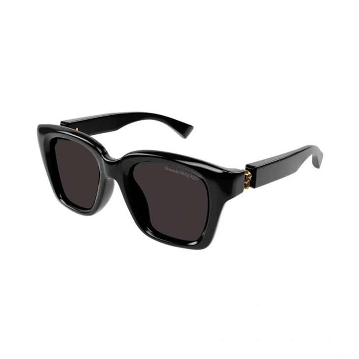 Alexander McQueen AM0432SA-001 – Ochelari de soare Bărbați, Negru/Gri