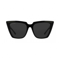 Balenciaga BB0046S-001 – Ochelari de soare Femei, Negru, Rectangulari