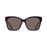 Balenciaga BB0102SA-001 – Ochelari de soare Femei, Negru-Auriu, Pătrați