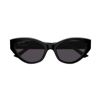 Balenciaga BB0306S-001 – Ochelari de soare Femei, Negru, Oversize, 57