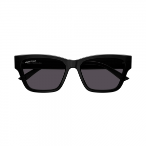 Balenciaga BB0307SA-001 – Ochelari de soare Femei, Negru, Pătrați, 56