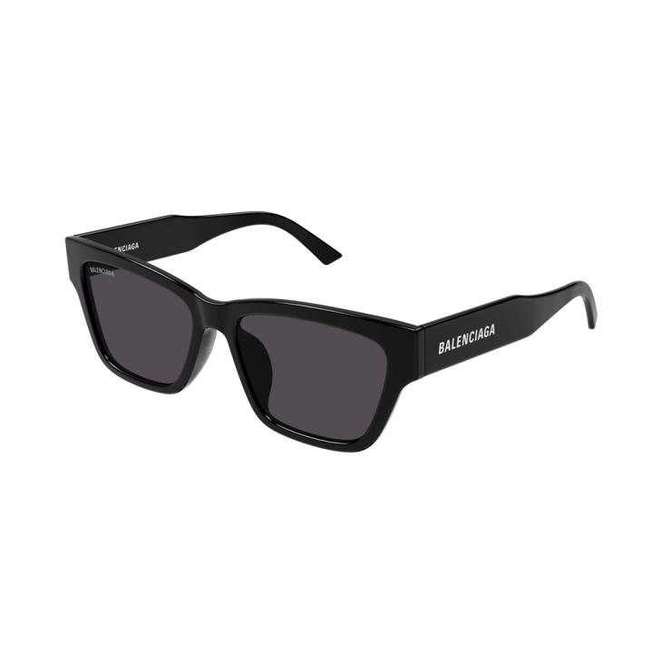 Balenciaga BB0307SA-001 – Ochelari de soare Femei, Negru, Pătrați, 56