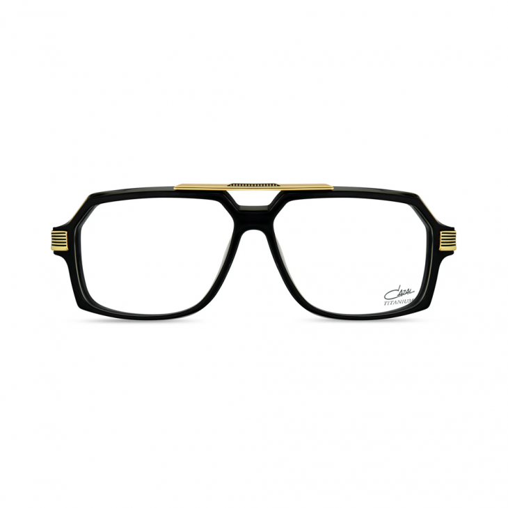 Cazal 6034 001 60 – Ochelari de soare unisex, Negri, Pătrați, 60 mm
