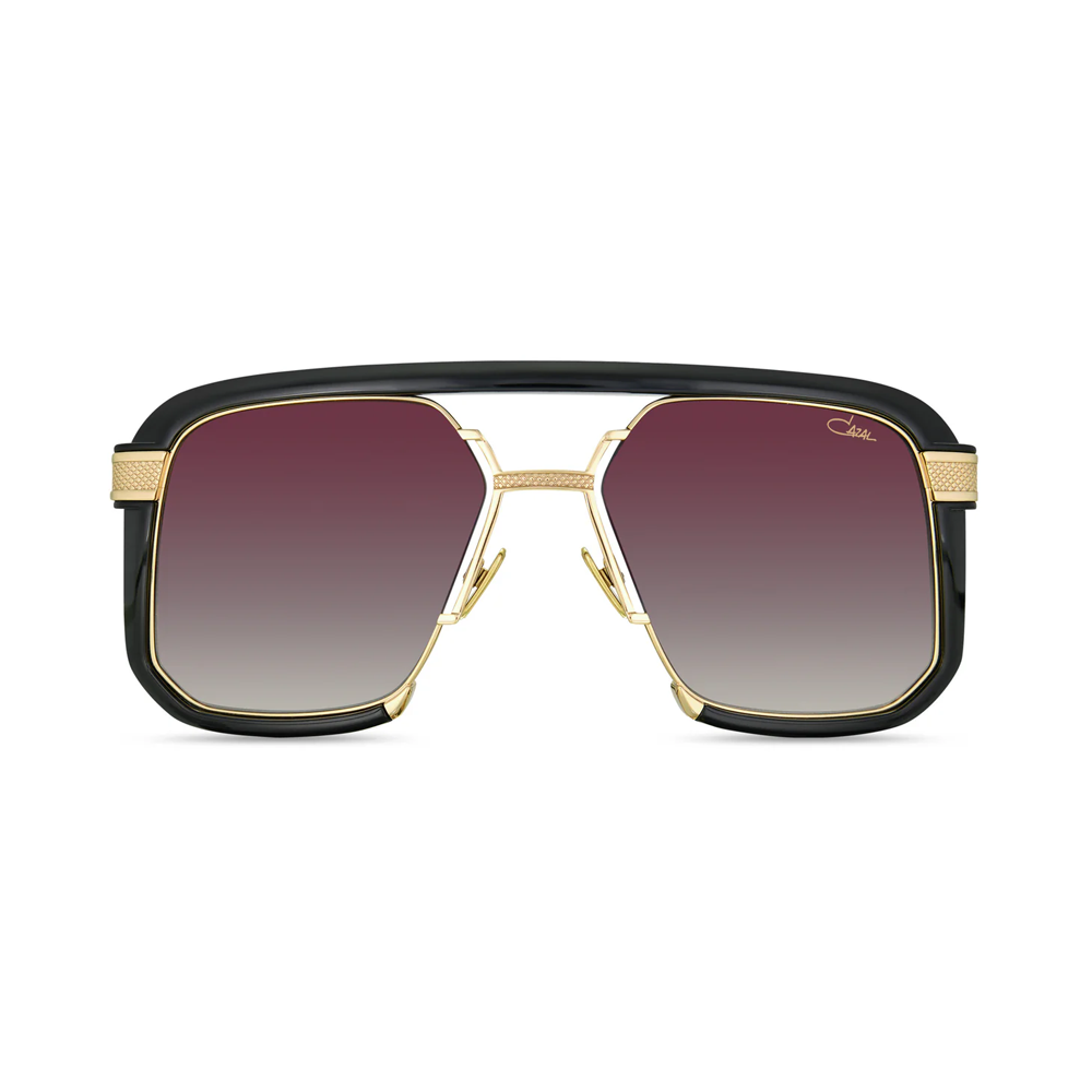 Cazal 682 001 57 – Ochelari de soare unisex, Negri, Pătrați, 57 mm