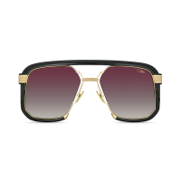 Cazal 682 001 57 – Ochelari de soare unisex, Negri, Pătrați, 57 mm