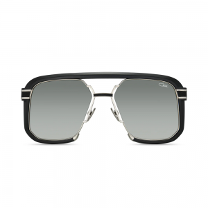 Cazal 682 002 57 – Ochelari de soare unisex, Negru/Argintiu, Pilot, 57 mm
