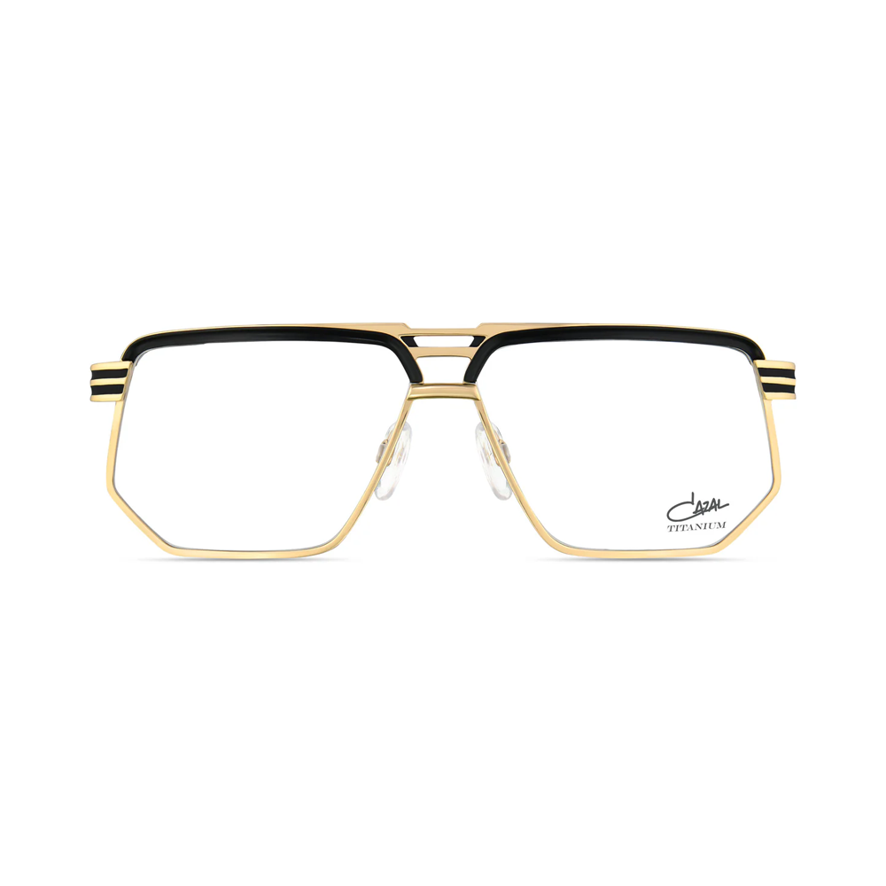 Cazal 7107 001 62 – Ochelari de soare unisex, Negri, Pătrați, 62 mm