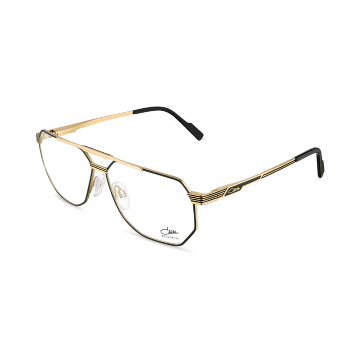 Cazal 7108 001 59 – Ochelari de soare unisex, Negri, Pătrați, 59 mm