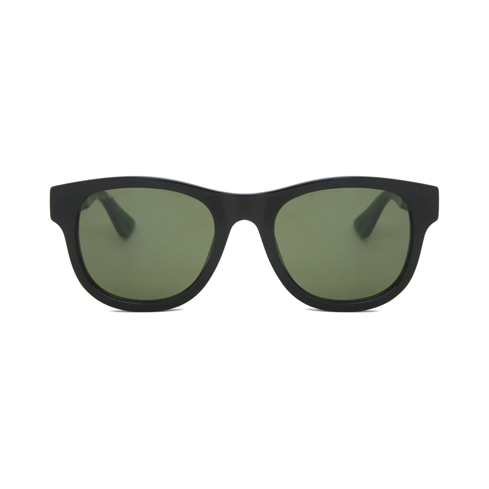 Gucci GG0003SN-002 – Ochelari de soare Bărbați, Negru/Verde, Rectangulari, 52