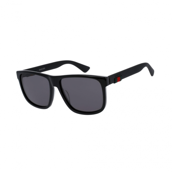 Gucci GG0010S-001 – Ochelari de soare Bărbați, Negru, Pătrați, 58