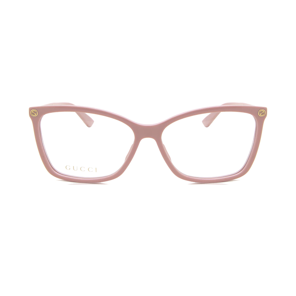 Gucci GG0025O-011 – Rame de vedere Femei, Roz, Cat Eye, 56 mm