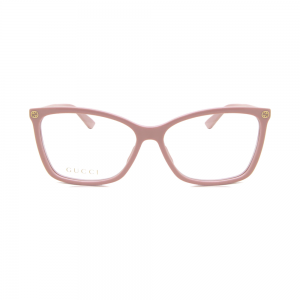 Gucci GG0025O-011 – Rame de vedere Femei, Roz, Cat Eye, 56 mm