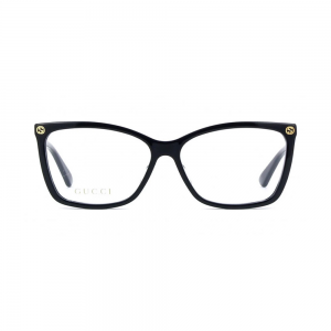 Gucci GG0026O-001 – Rame vedere Femei, Negru, Rectangulare, 53-17-140