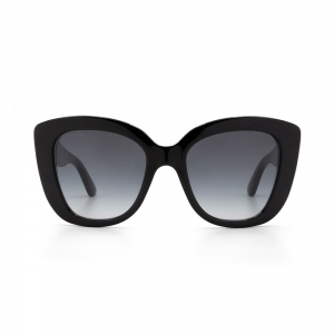 Gucci GG0327S-001 – Ochelari de soare damă, Negru, Cat Eye, 52 mm