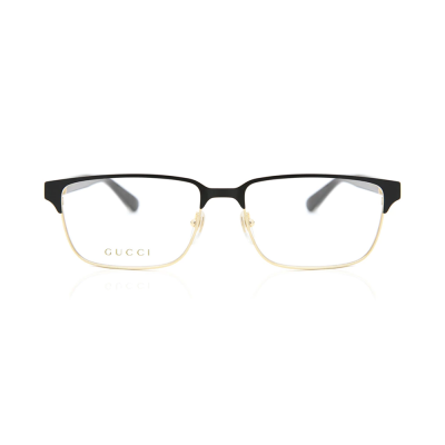 Gucci GG0383O-004 – Rame de vedere bărbați, Negru, Metal, 58 mm