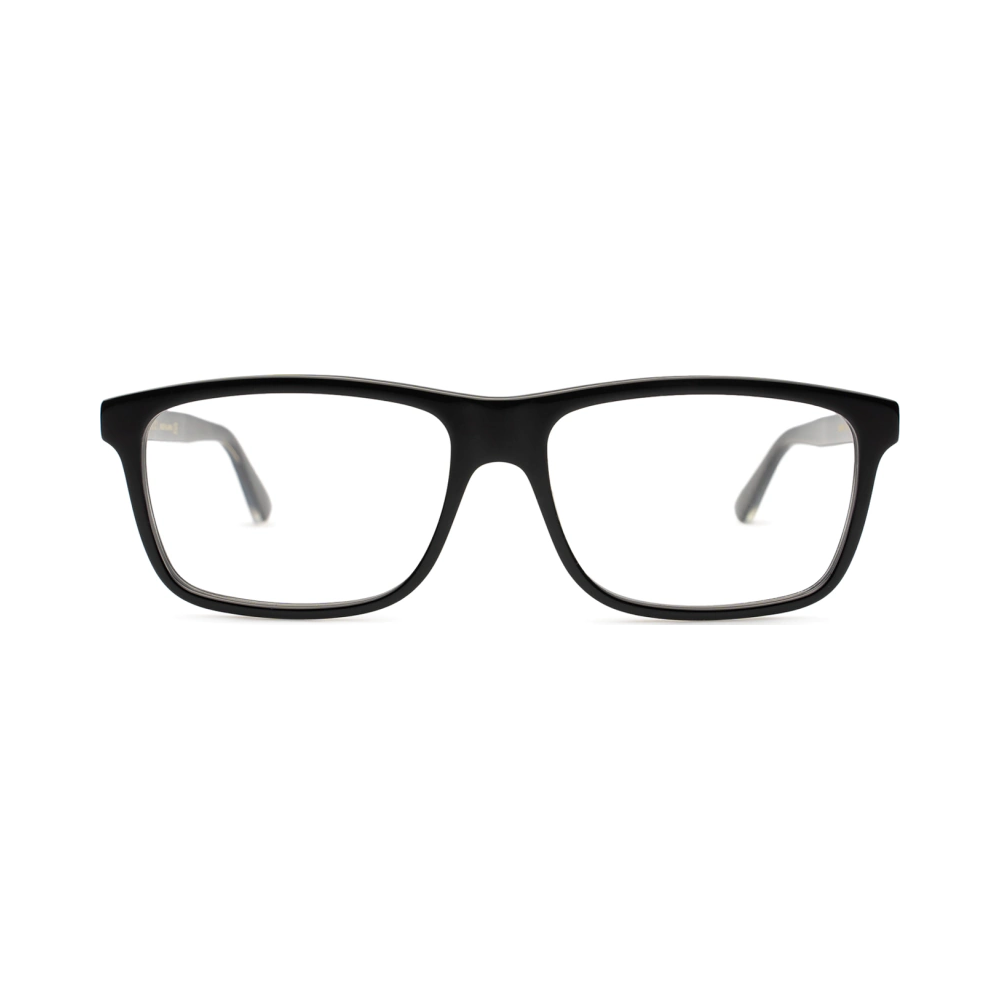 Gucci GG0384O-004 – Rame de vedere bărbați, Negru, Rectangular, 57 mm