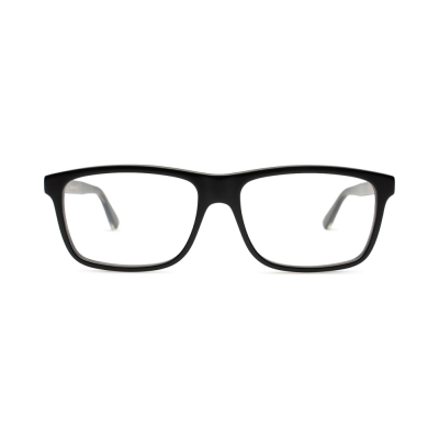 Gucci GG0384O-004 – Rame de vedere bărbați, Negru, Rectangular, 57 mm