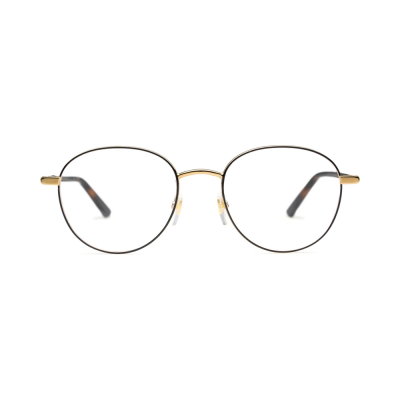 Gucci GG0392O-002 – Rame de vedere bărbați, Negru-Havana, Metal, 51 mm