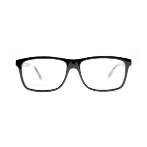 Gucci GG0424O-005 – Rame de vedere bărbați, Negru, Acetat, 58 mm