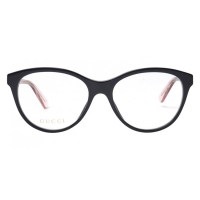 Gucci GG0486O-004 – Rame de vedere damă, Negru, Rotunde/Oval, 54 mm