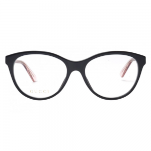Gucci GG0486O-004 – Rame de vedere damă, Negru, Rotunde/Oval, 54 mm