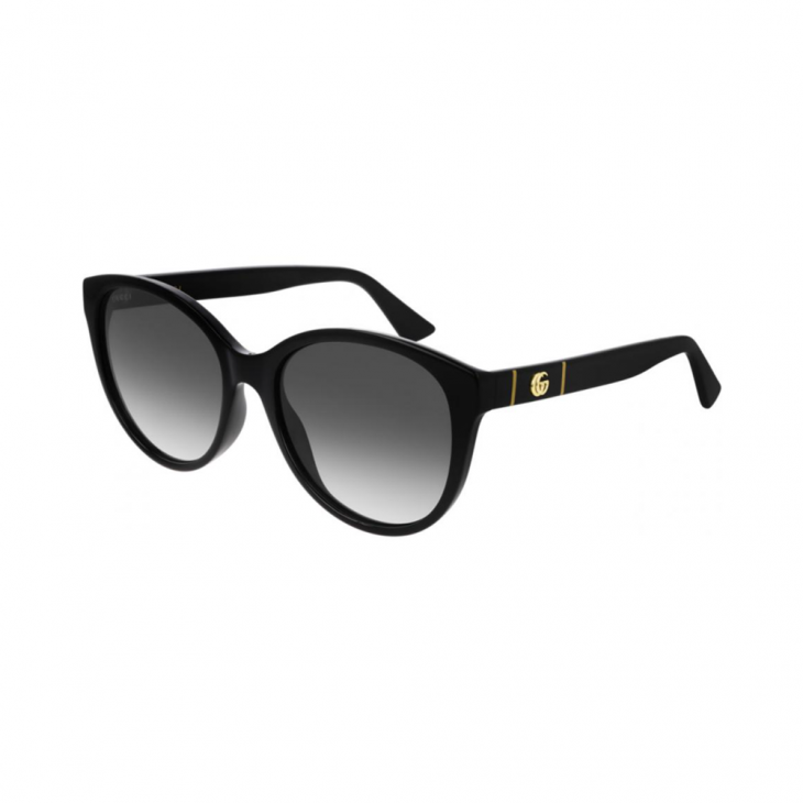 Gucci GG0631S-001 – Ochelari de soare Femei, Negru, Cat Eye, 56