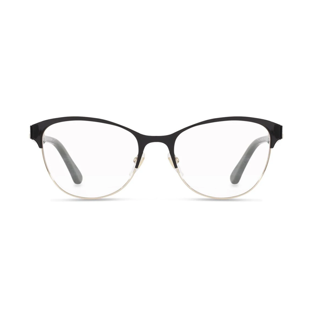 Gucci GG0718O-004 – Rame vedere Femei, Negru-Verde, Cat-Eye, 53 mm