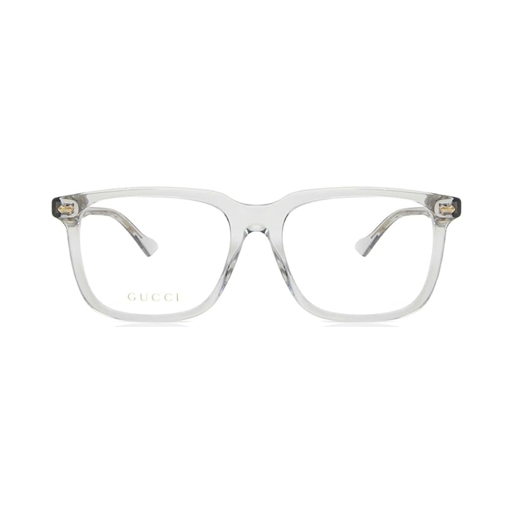 Gucci GG0737O-016 – Rame de vedere Bărbați, Gri, Rectangulari, 56