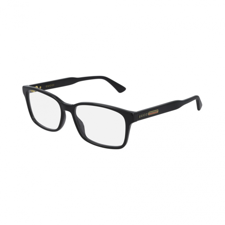 Gucci GG0826O-004 – Rame vedere Bărbați, Negru, Rectangulari, 55 mm