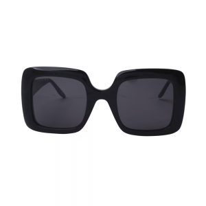 Gucci GG0896S-001 – Ochelari de soare Femei, Negru, Oversize Pătrați, 52