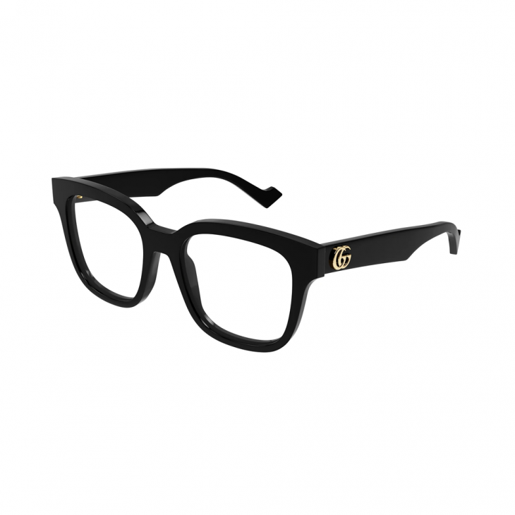 Gucci GG0958O-004 – Rame vedere Femei, Negru, Rectangulari, 52 mm